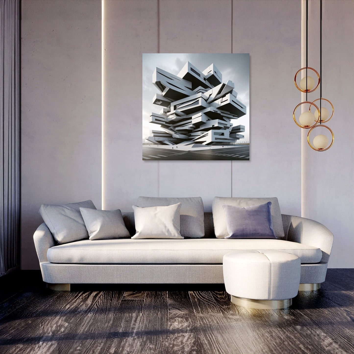 Deconstructivist Dimensions Canvas