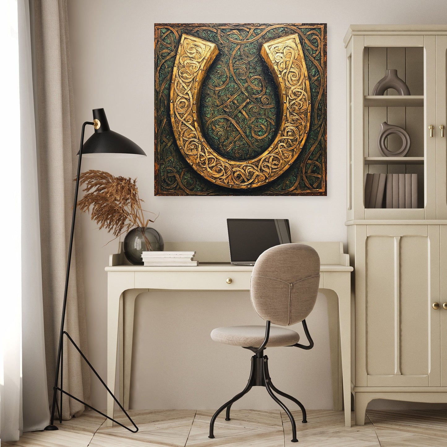 Golden Horseshoe Canvas