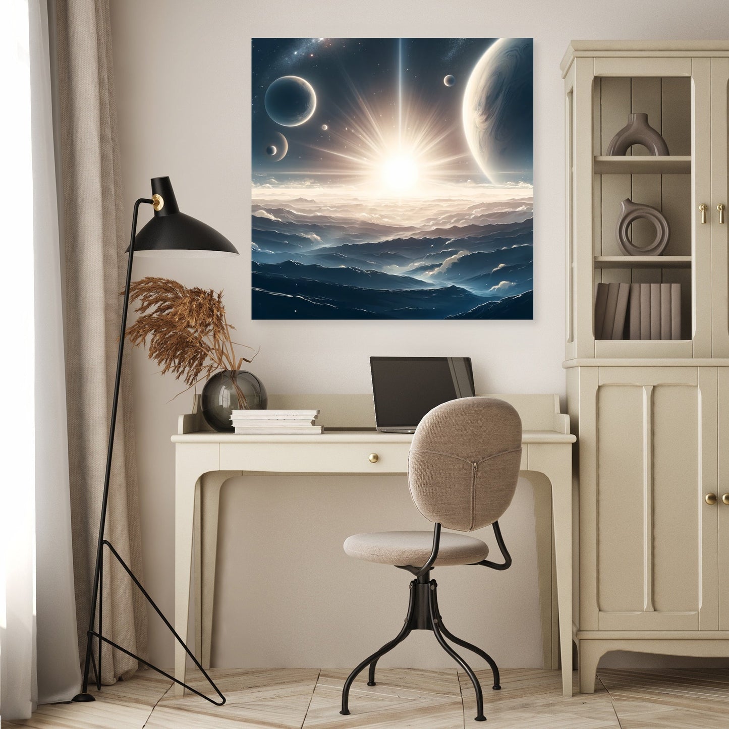 Planetary Vista Canvas