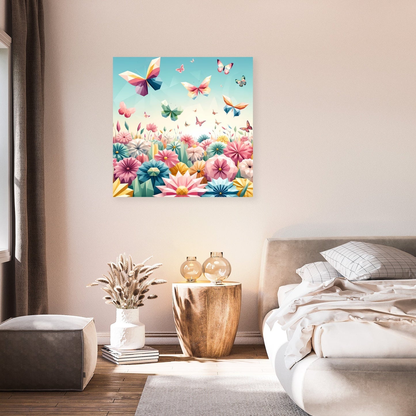 Butterfly Geometry Canvas