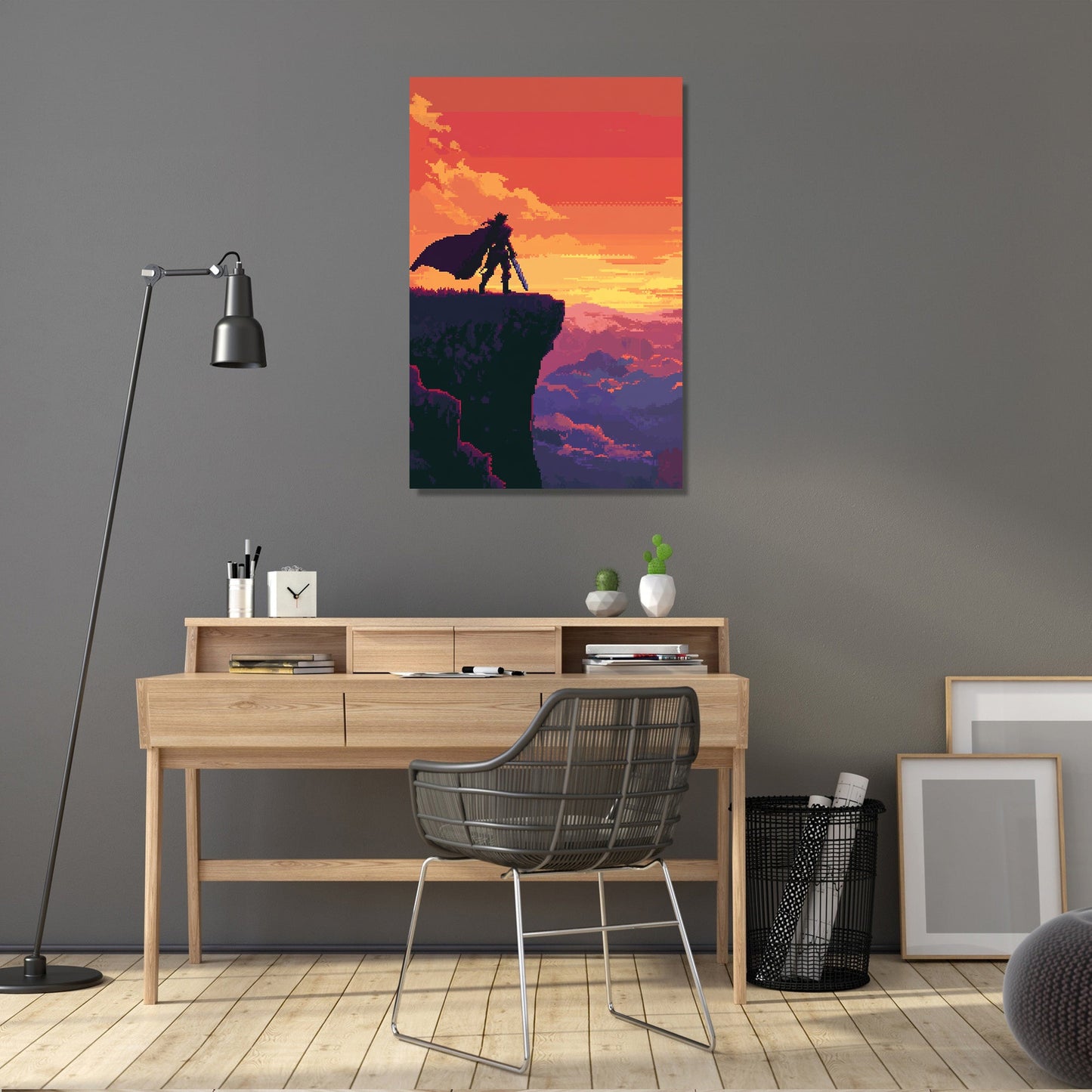 Warrior's Hilltop Sunset Canvas
