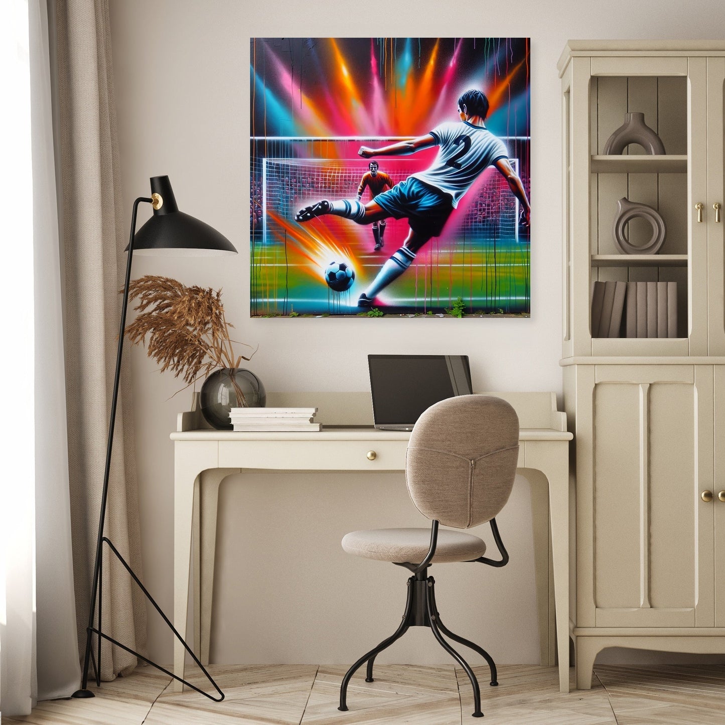 Free Kick Frenzy Canvas