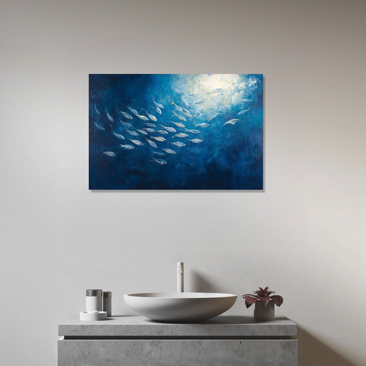 Shimmering Shoals Canvas