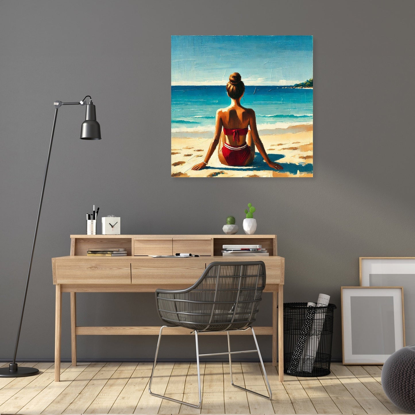 Tranquil Beach Serenity Canvas