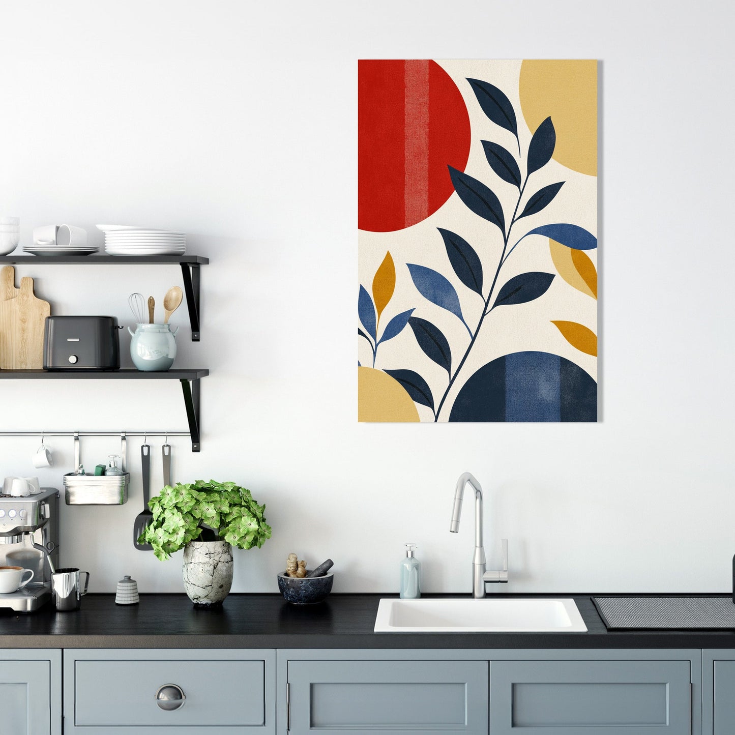 Bauhaus Herb Harmony Canvas