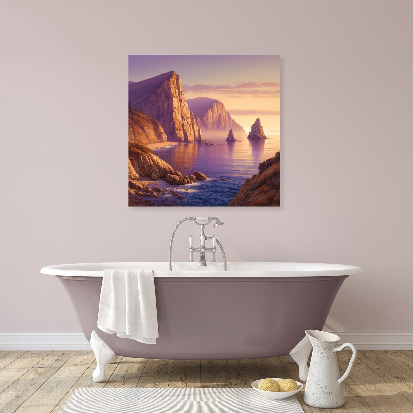 Dawn Cliffs Canvas