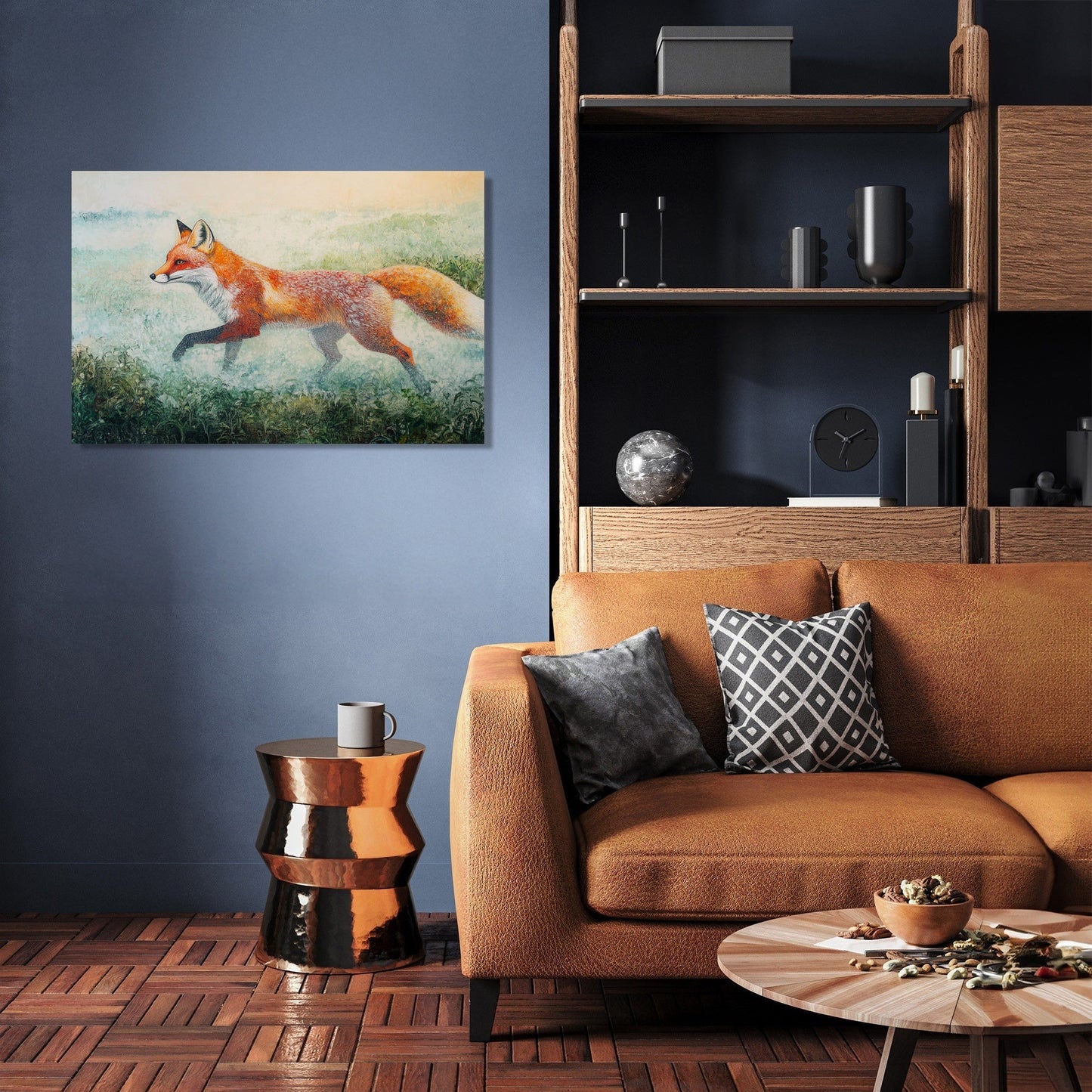 Red Fox Dawn Canvas