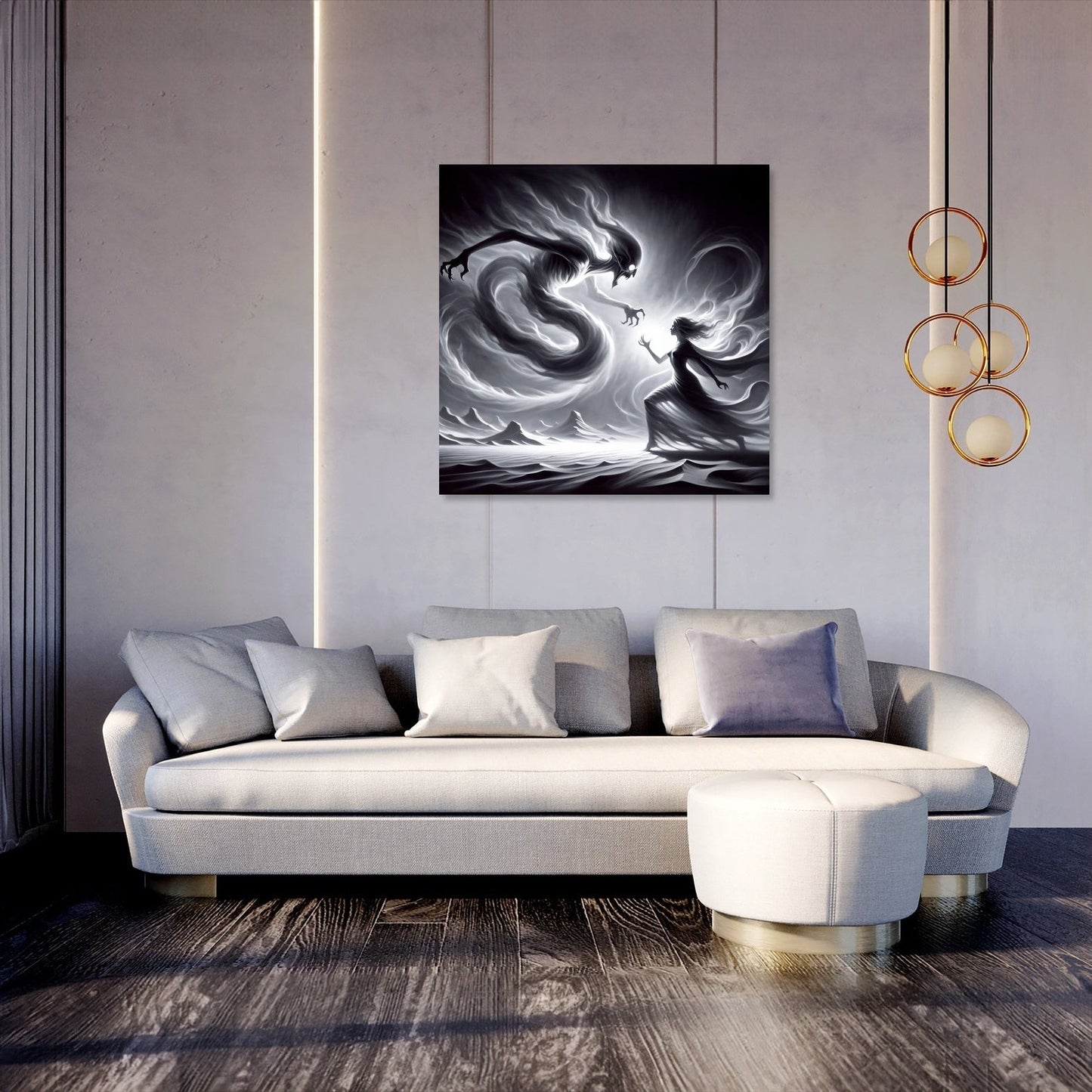 Desert Duel Canvas