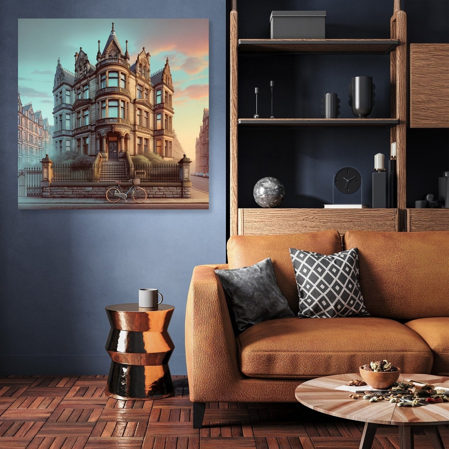 Glasgow Dawn Canvas