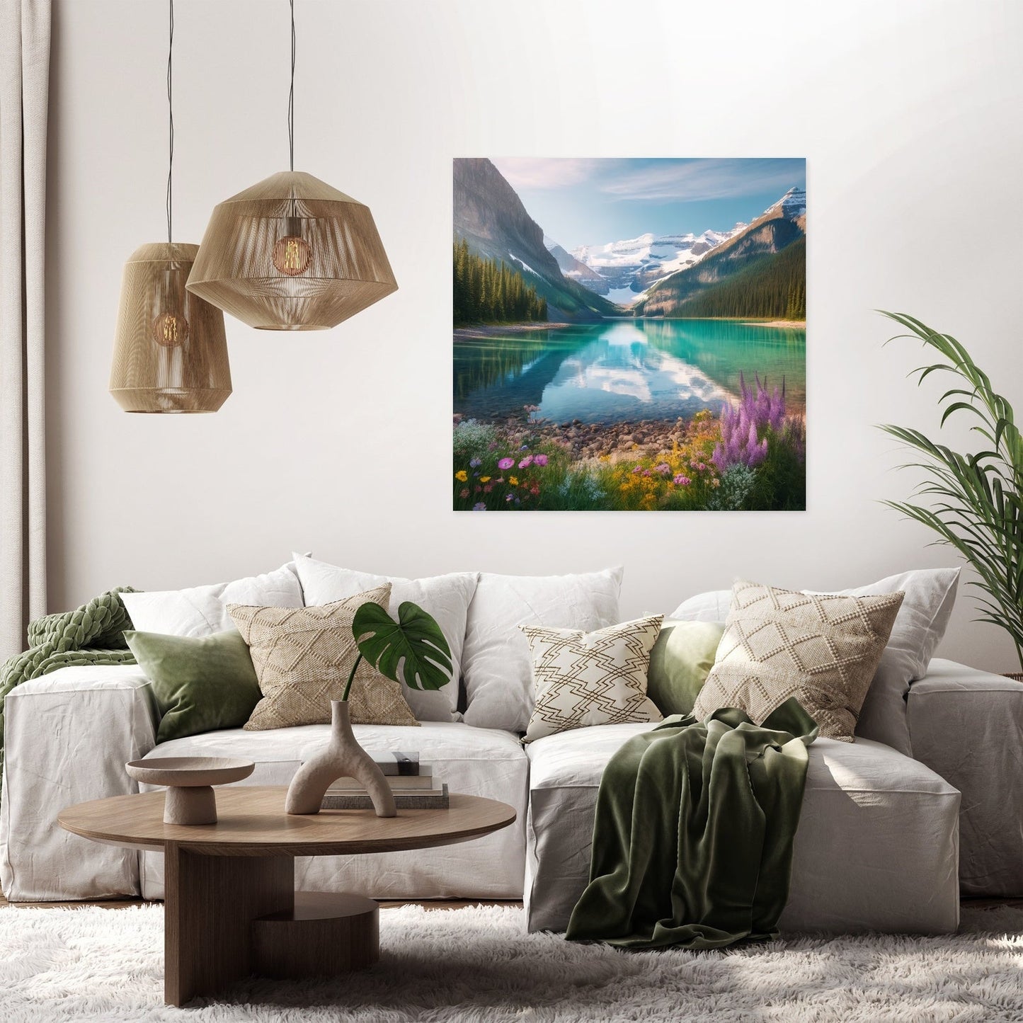 Lake Louise Tranquility Canvas
