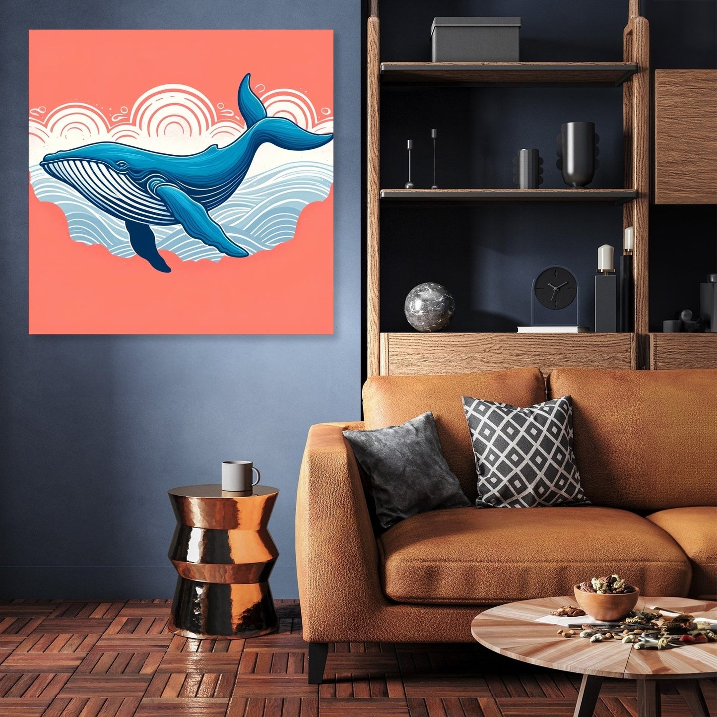 Serene Whale Canvas
