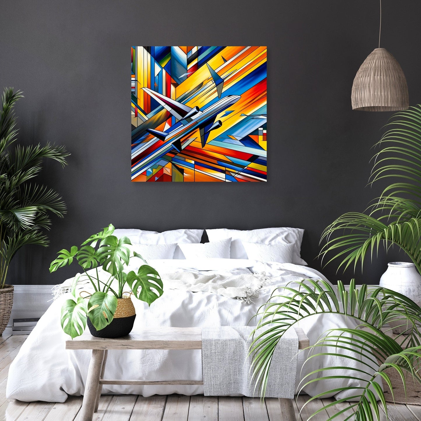 Abstract Altitudes Canvas