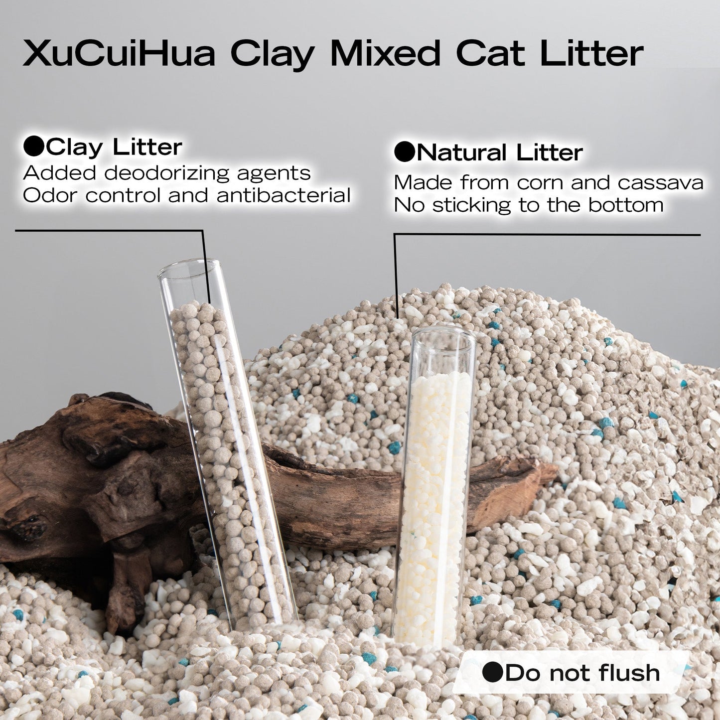 Xu Cuihua Cassava & Bentonite Cat Litter (Unscented)