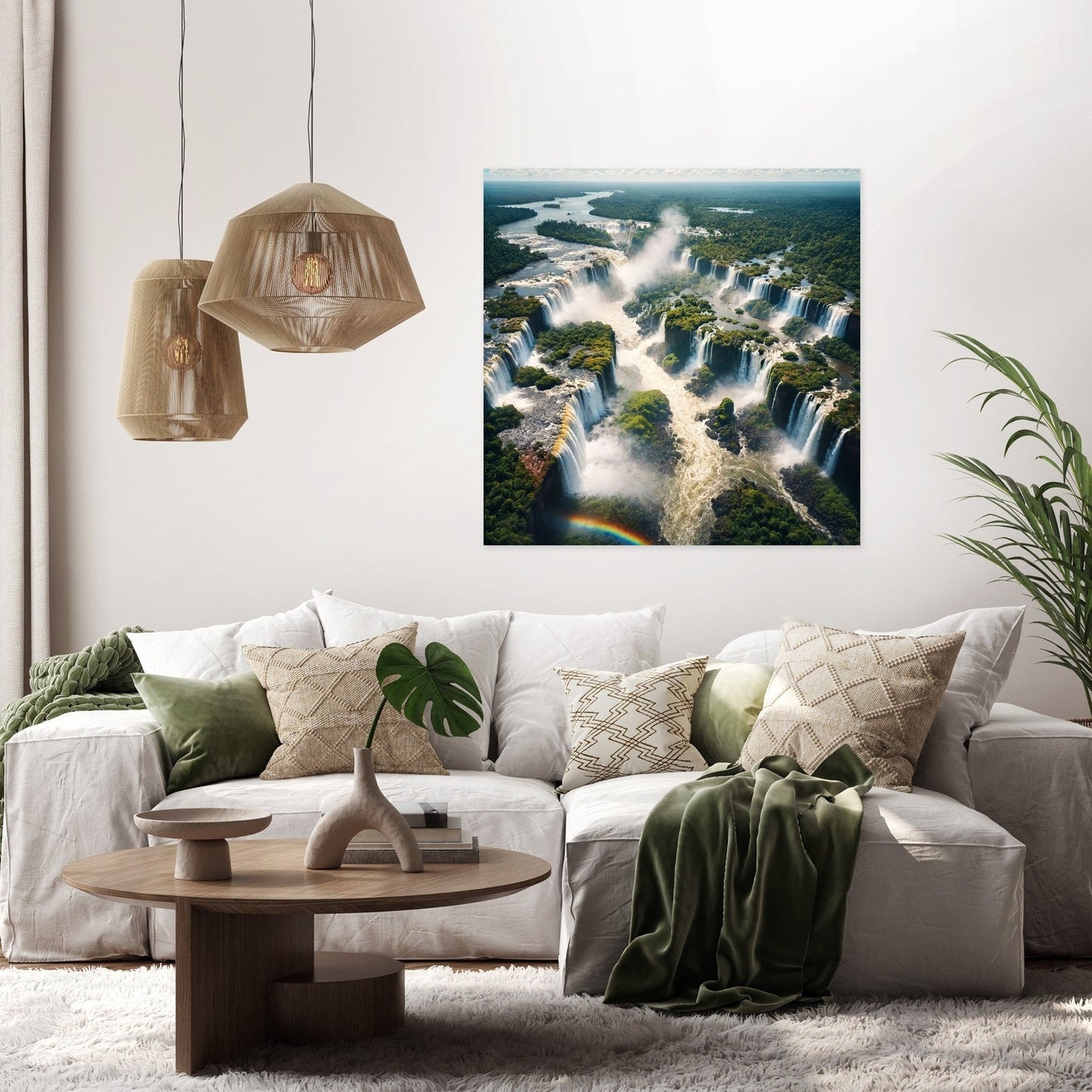 Iguazu Falls Panorama Canvas