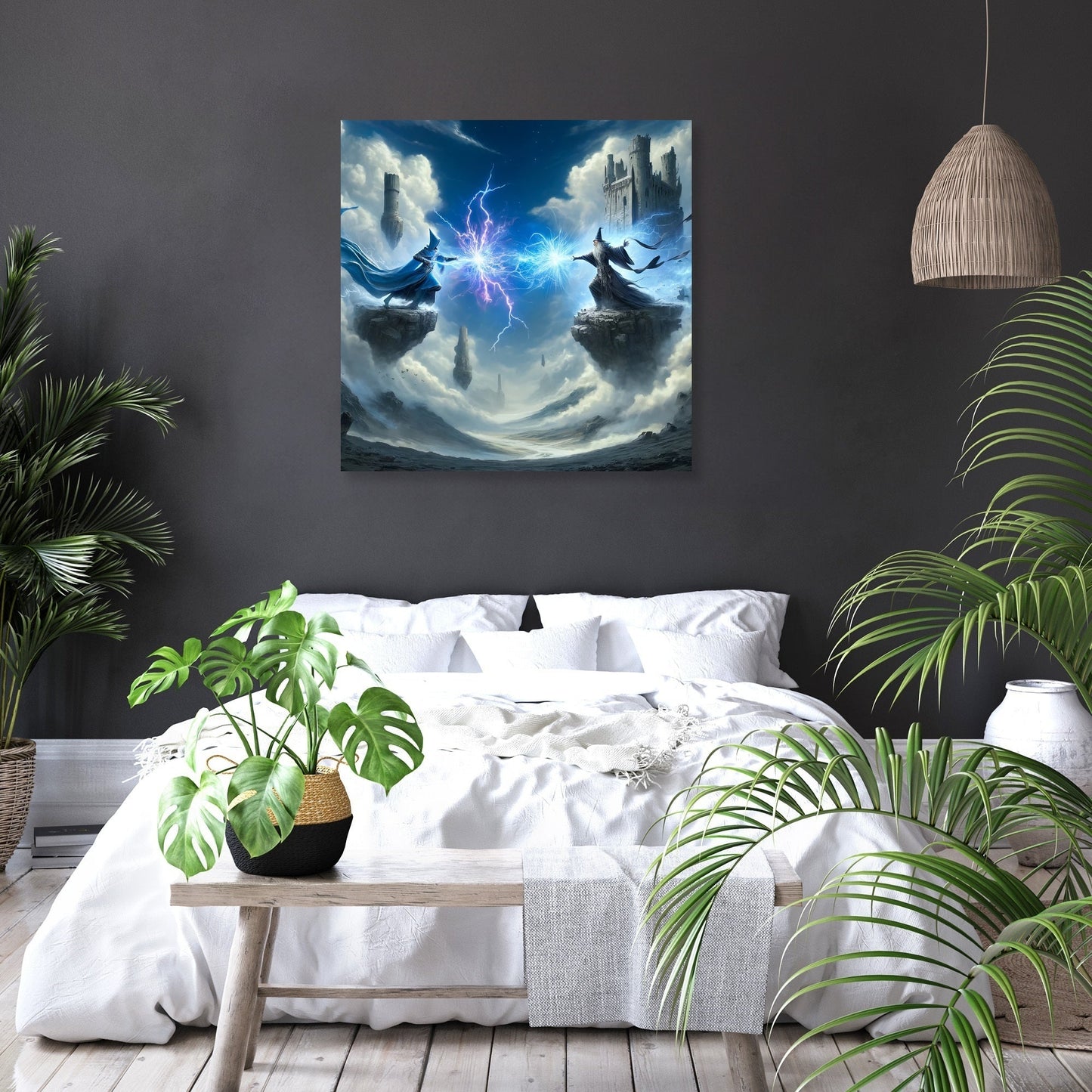 Sky High Wizard Duel Canvas