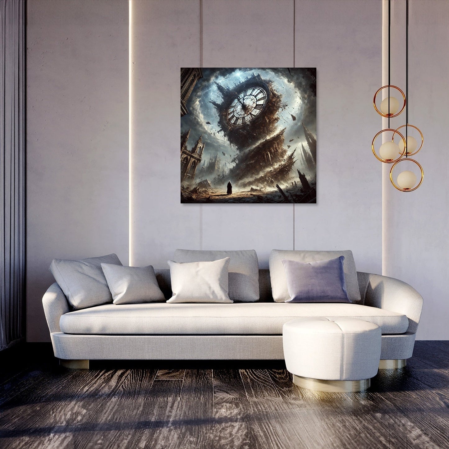 Fractured Time Canvas