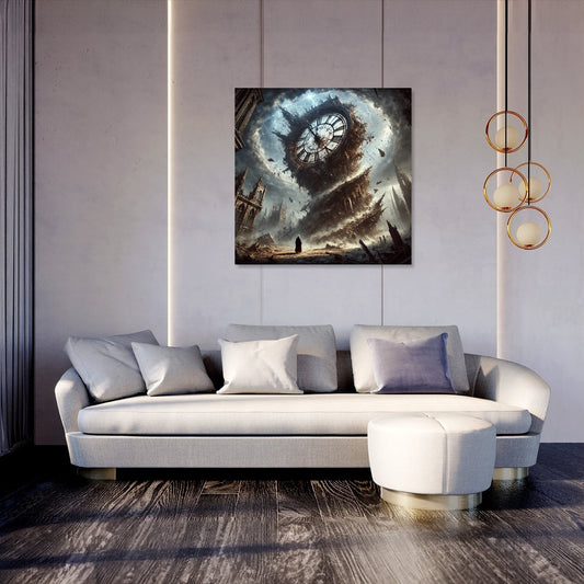 Fractured Time Canvas
