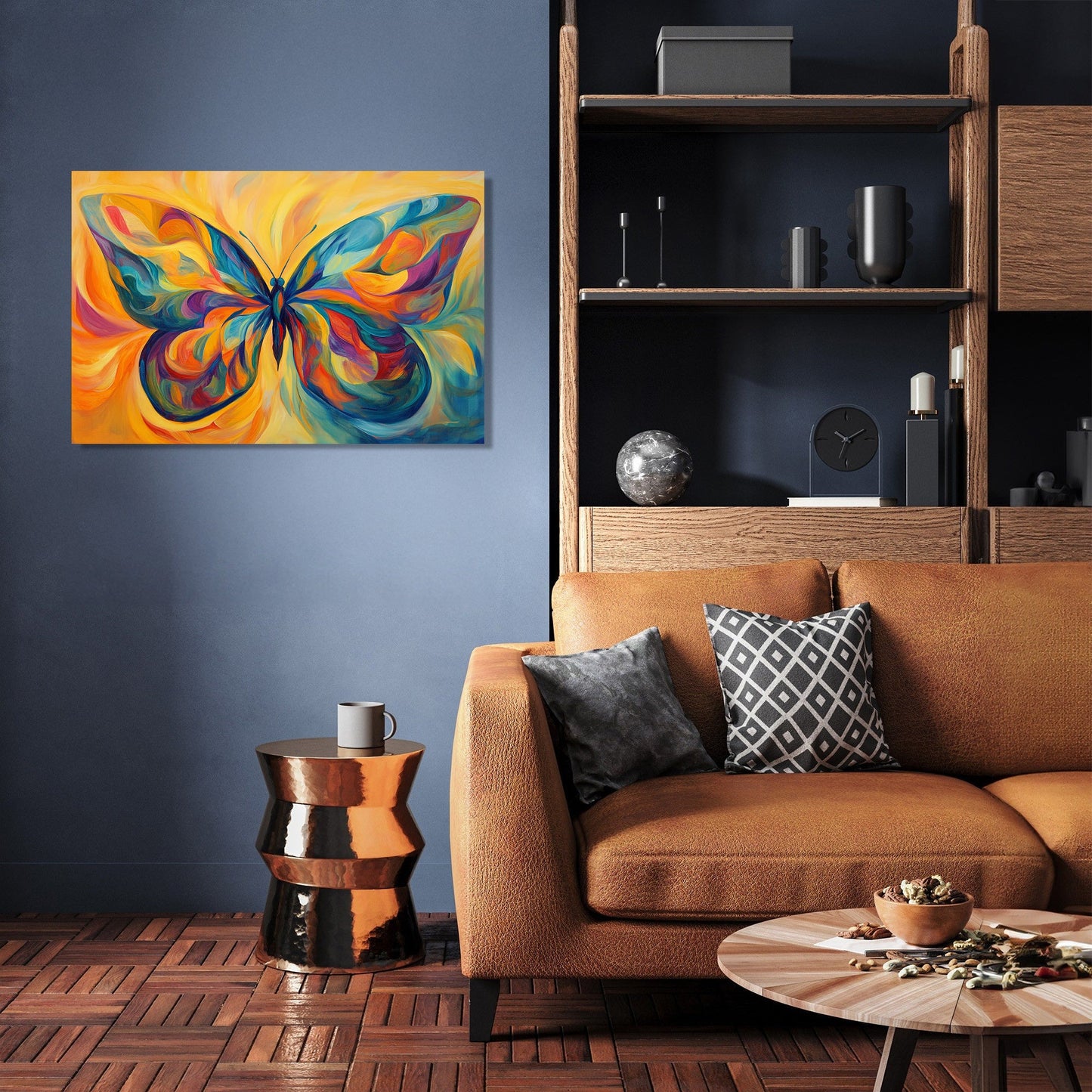 Whirling Butterfly Wings Canvas