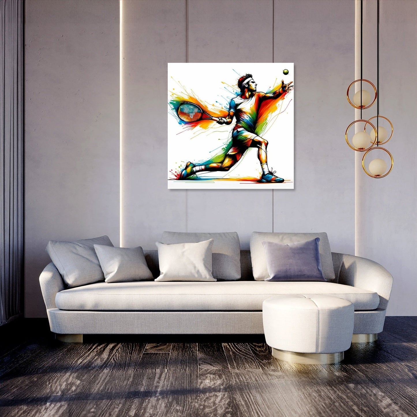 Backhand Brilliance Canvas
