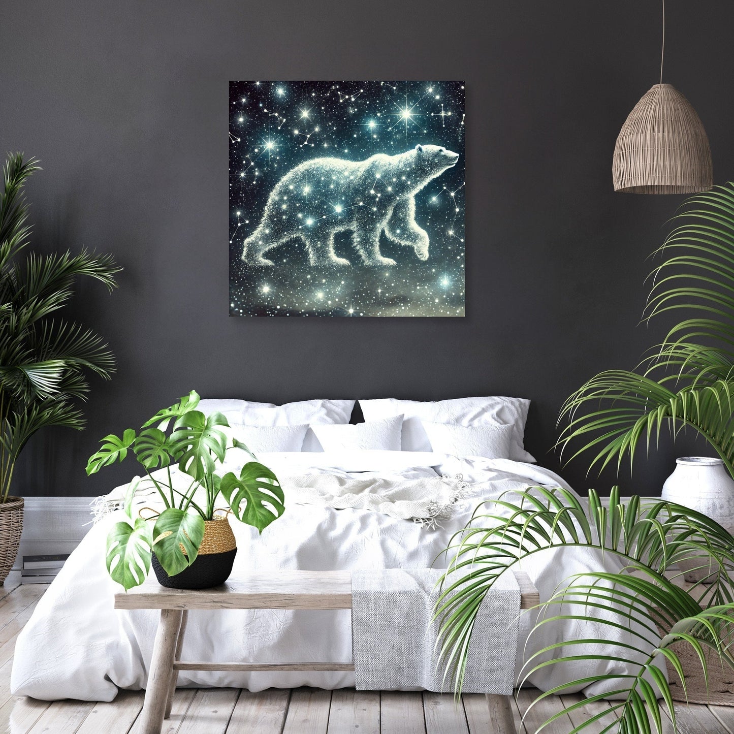 Celestial Bear Canvas