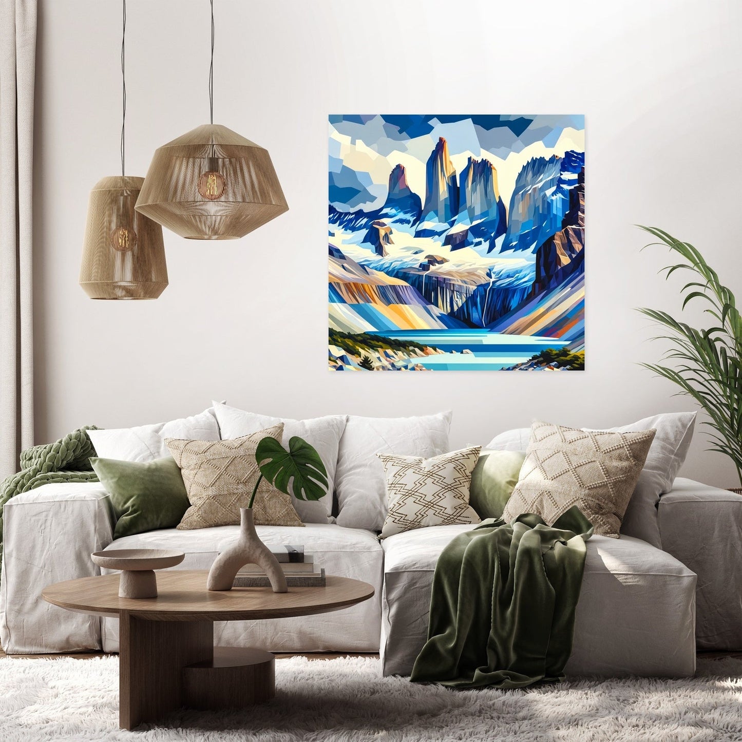 Torres del Paine Peaks Canvas