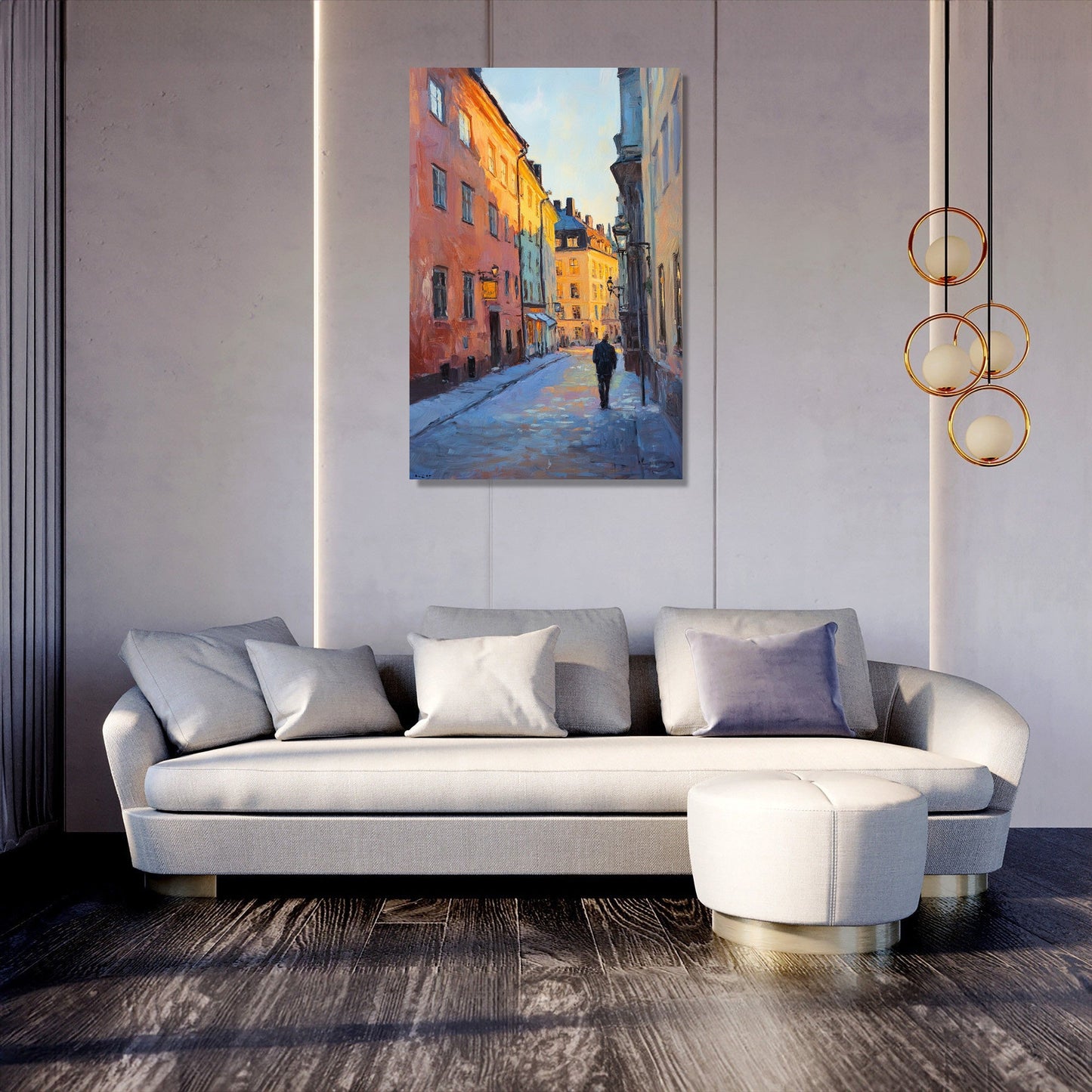 Gamla Stan Golden Canvas