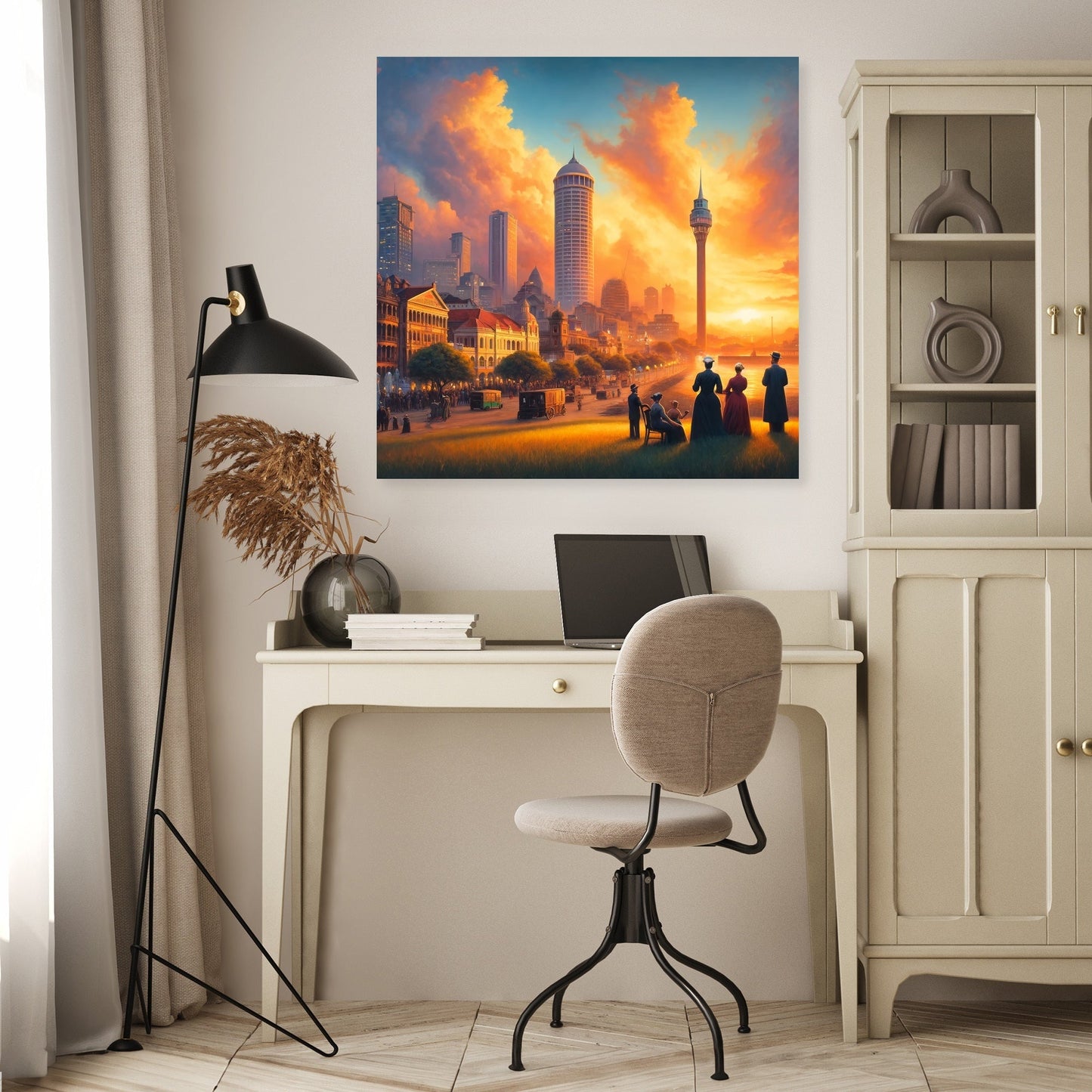Sunset in Colombo Canvas