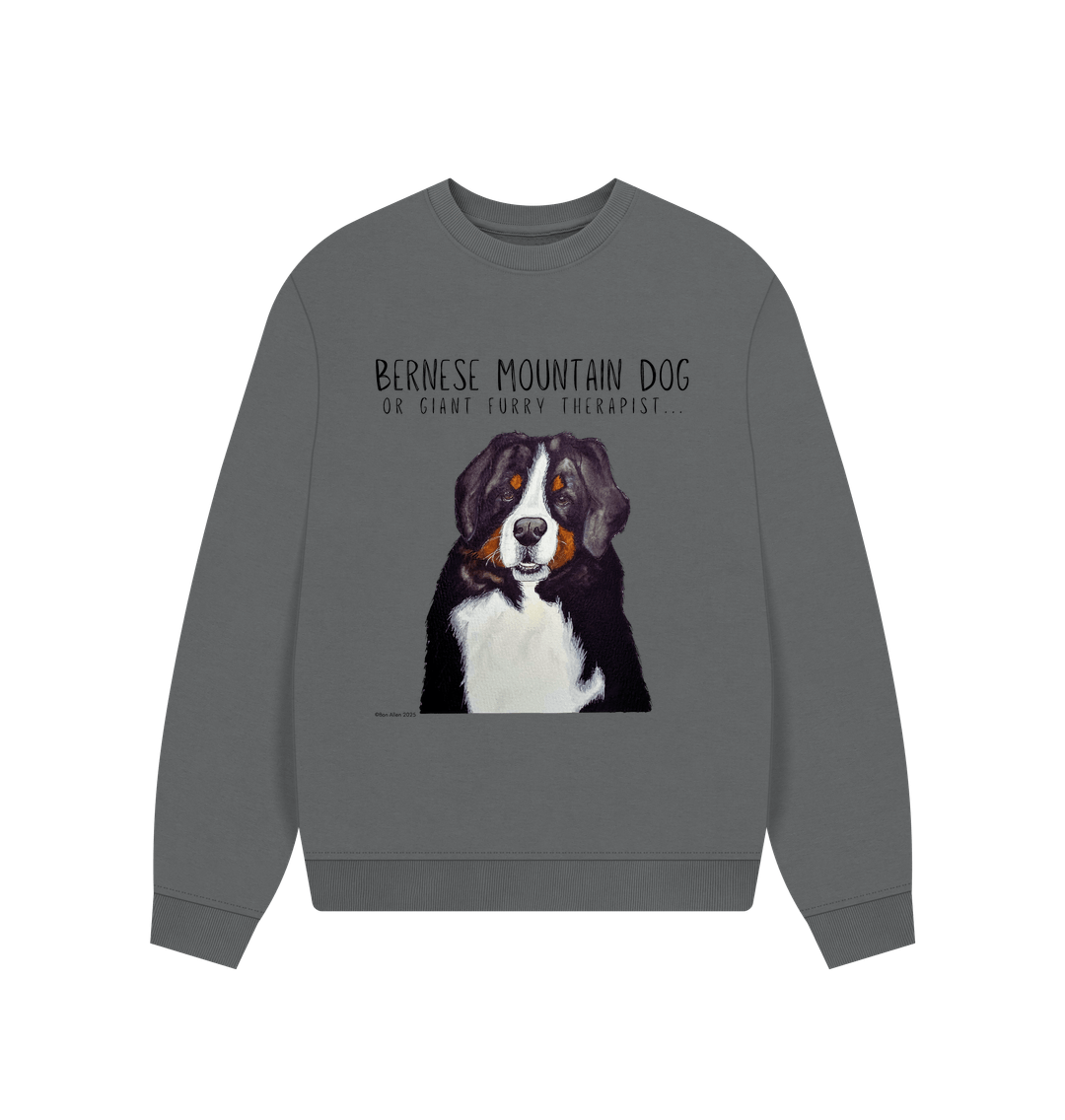 Cuddle Up in Berner Bliss – The Coziest Oversized Sweatshirt!