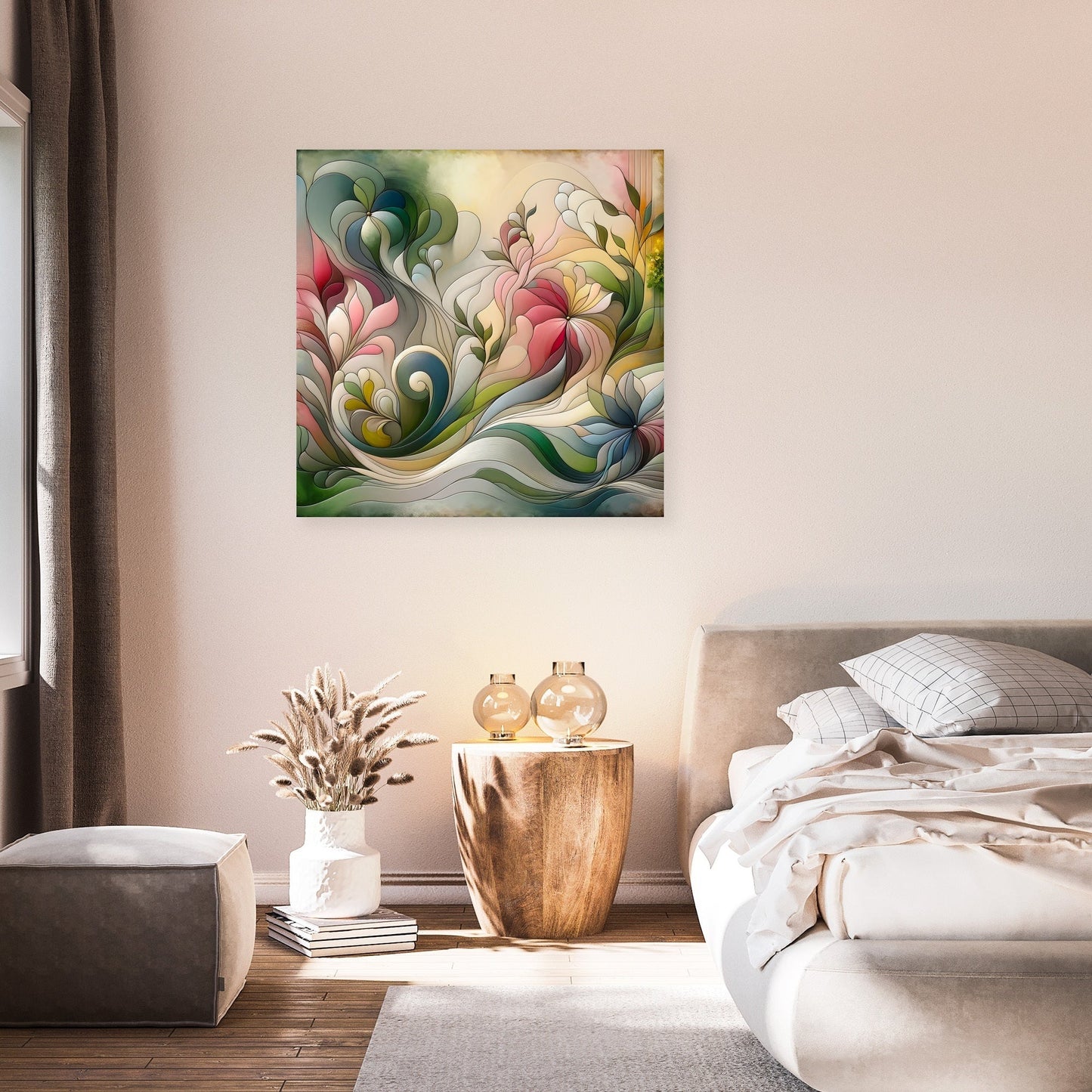 Blooming Abstraction Canvas