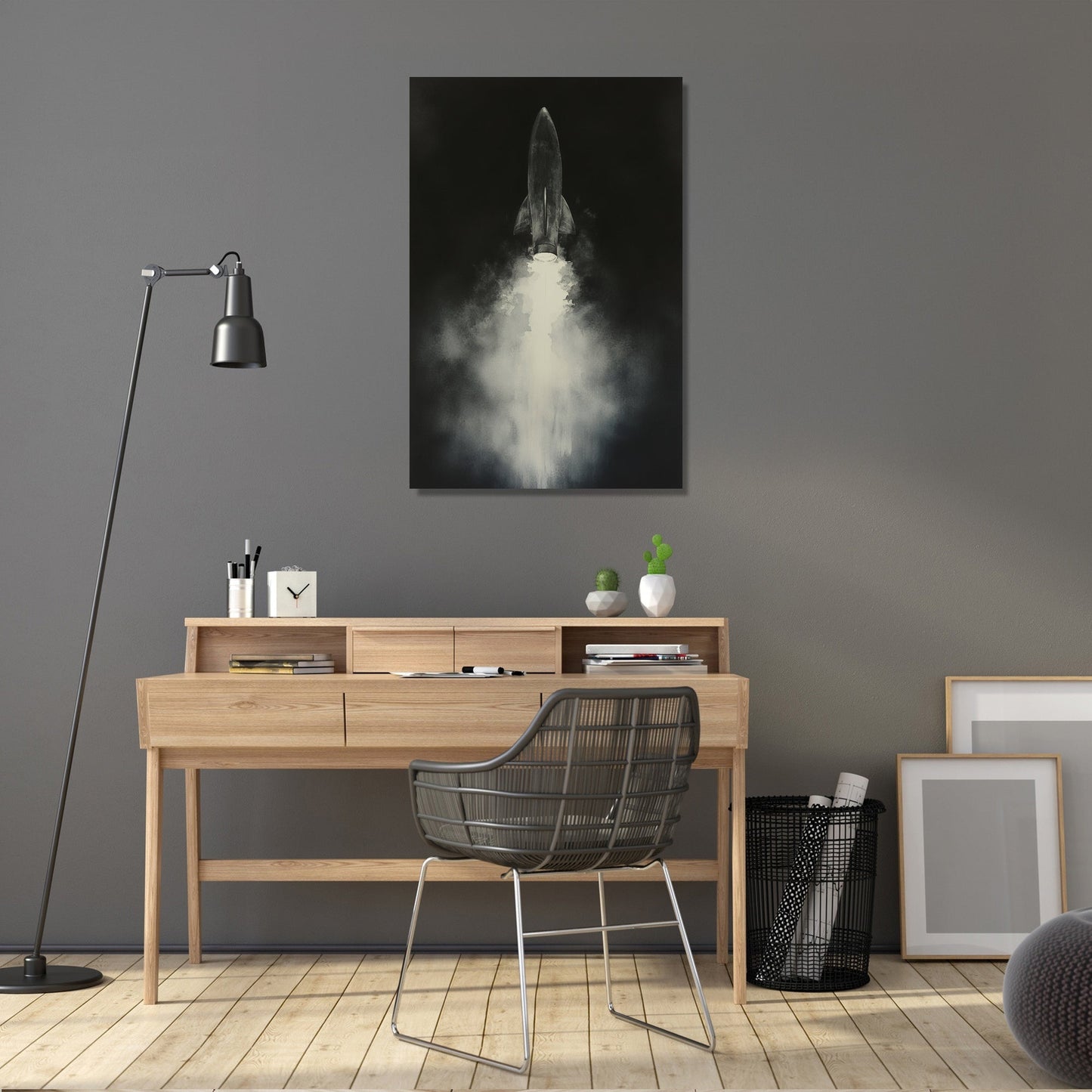 Launching Rocket Canvas