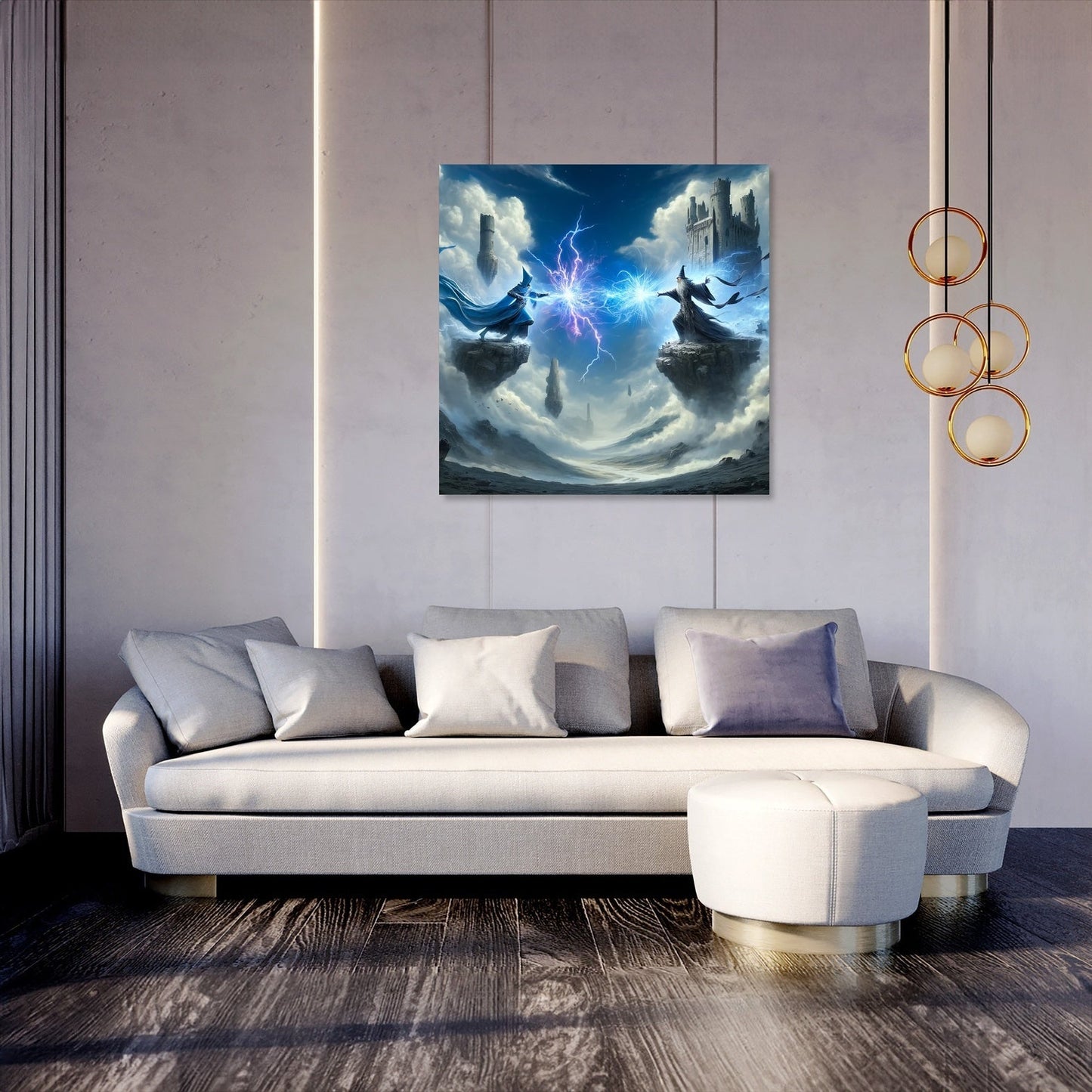 Sky High Wizard Duel Canvas