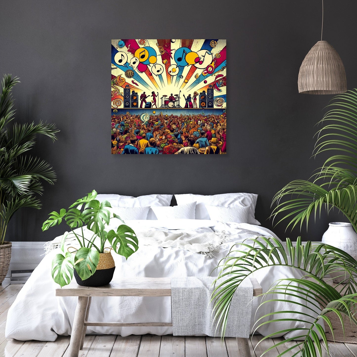 Pop Rhythms Festival Canvas