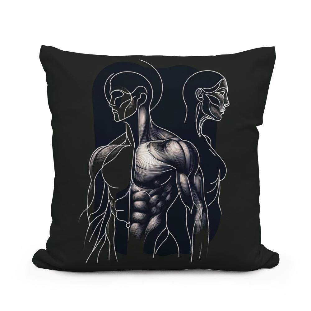 Elegance in Strength Cotton Cushion