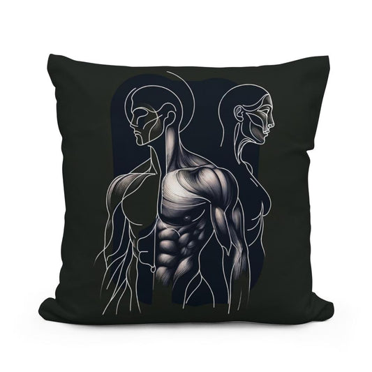 Elegance in Strength Cotton Cushion