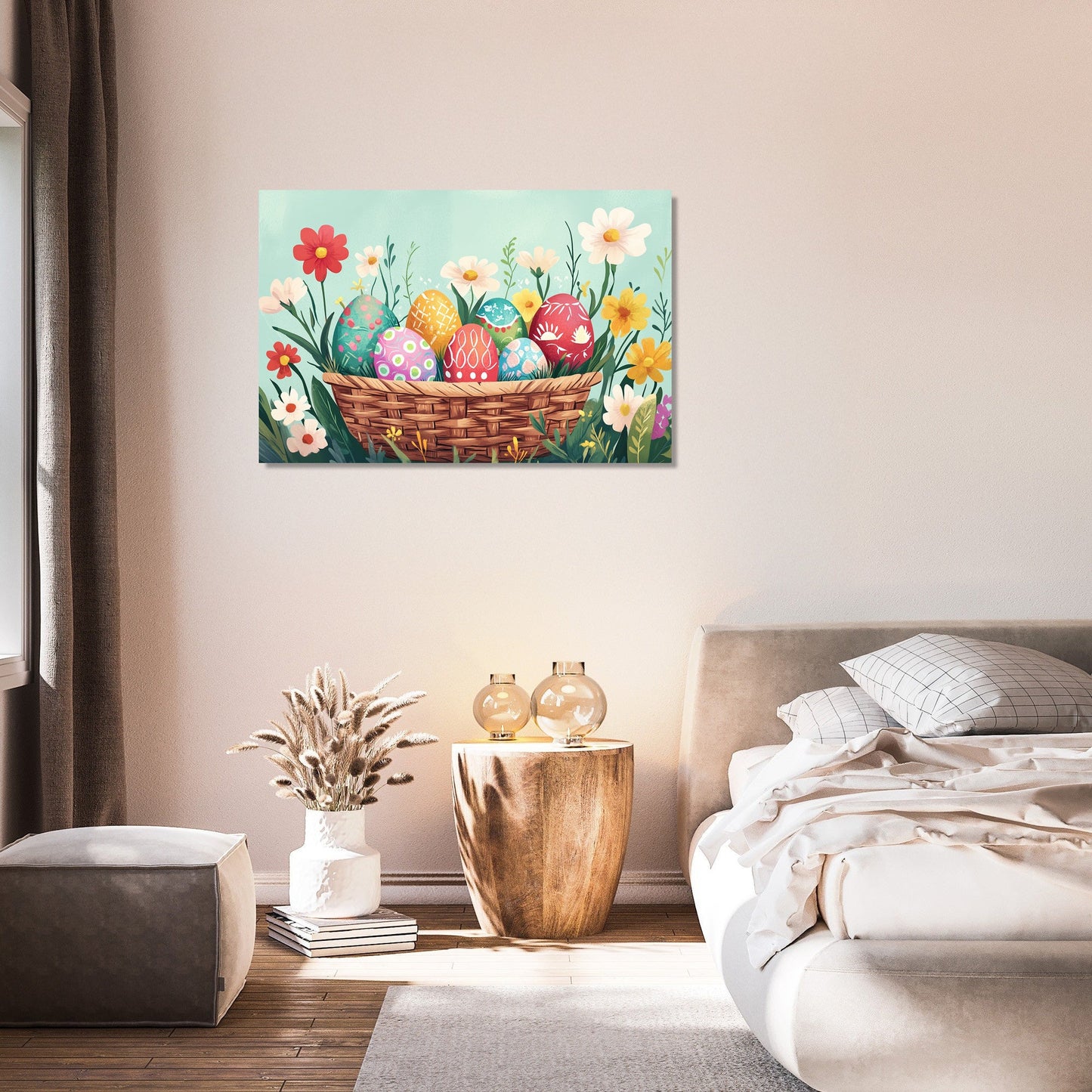 Easter Basket Blooms Canvas