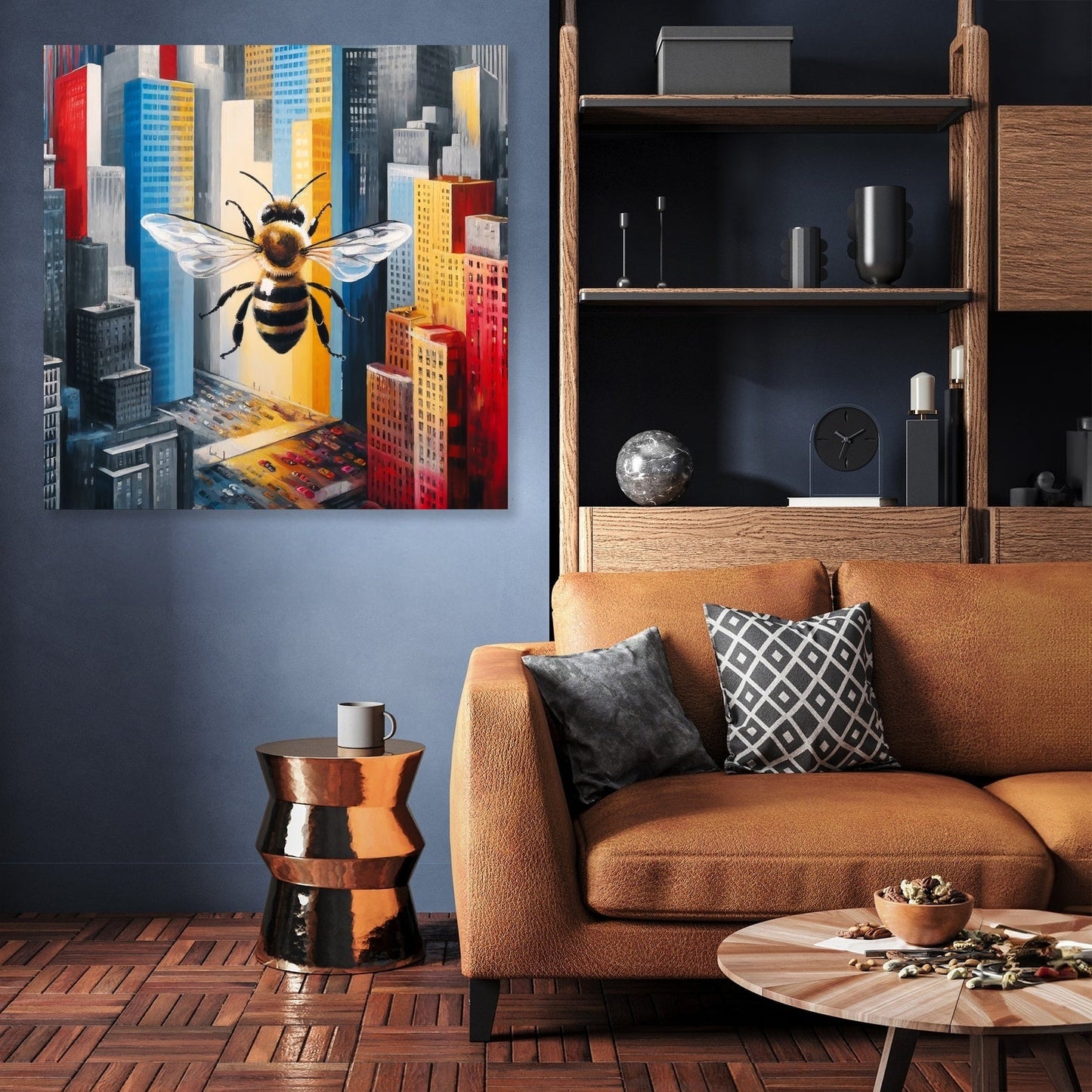 Bee in the City Canvas
