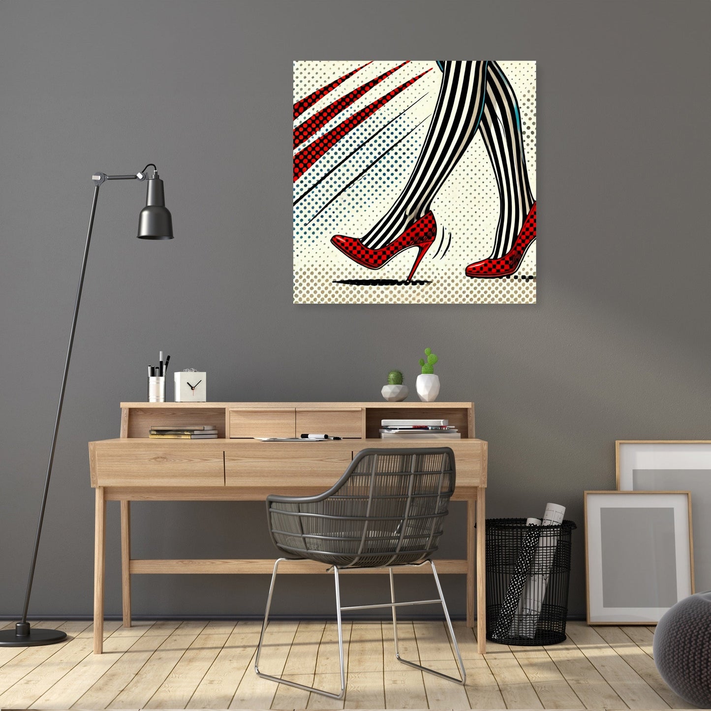 Striped Tights Canvas