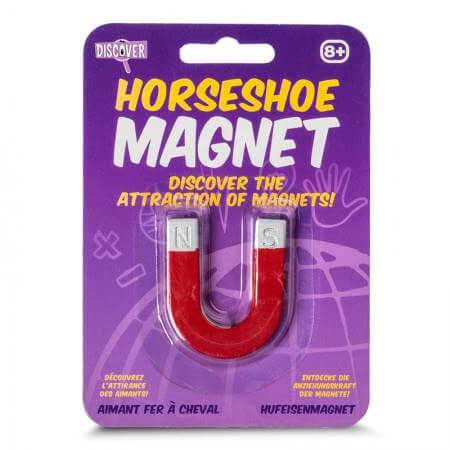 Children's Mini Traditional Horseshoe Magnet Toy for Ages 8 and Up