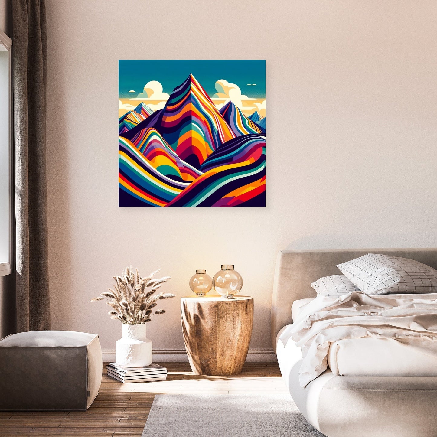 Vinicunca Modernist Canvas