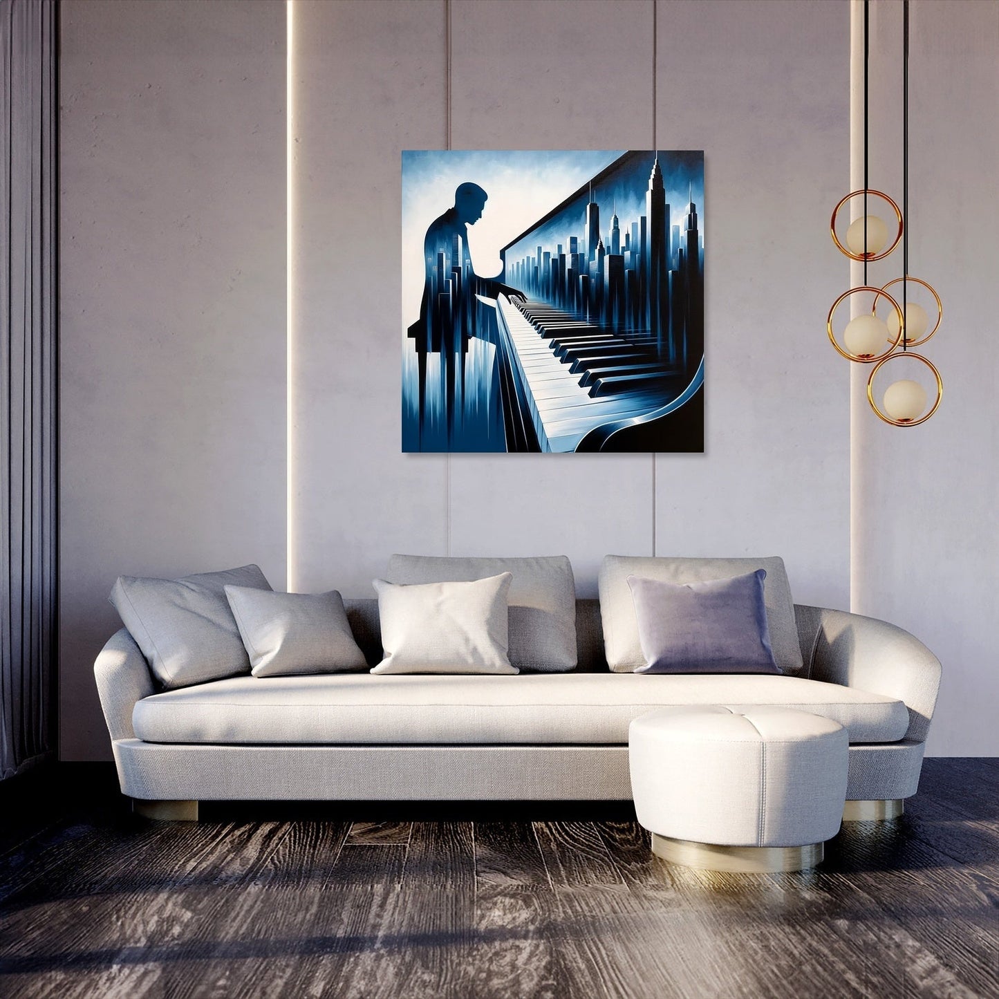 Urban Symphony Canvas