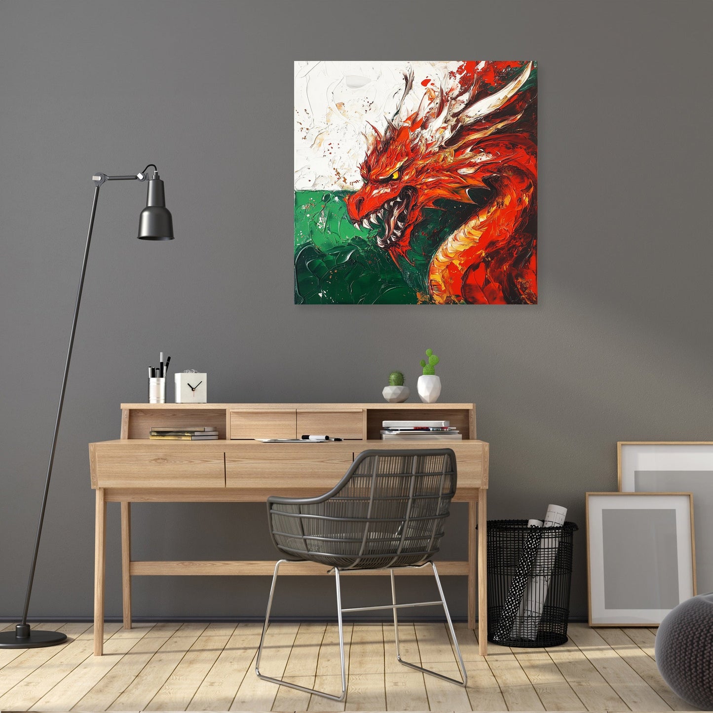 Red Dragon Honour Canvas