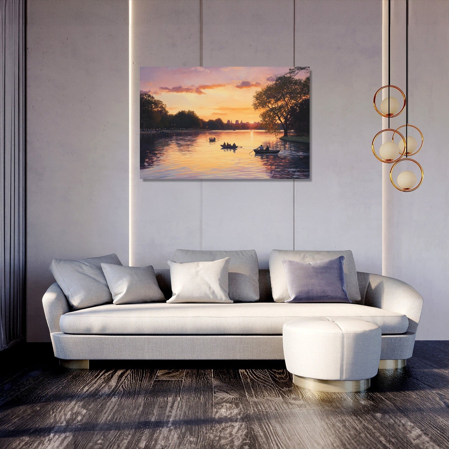 Sunset Serpentine Canvas