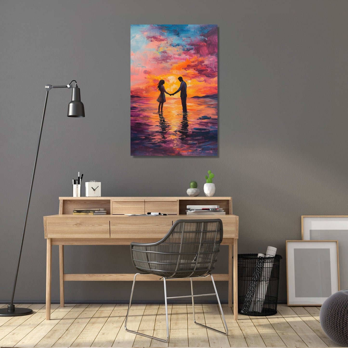 Sunset Silhouette Canvas