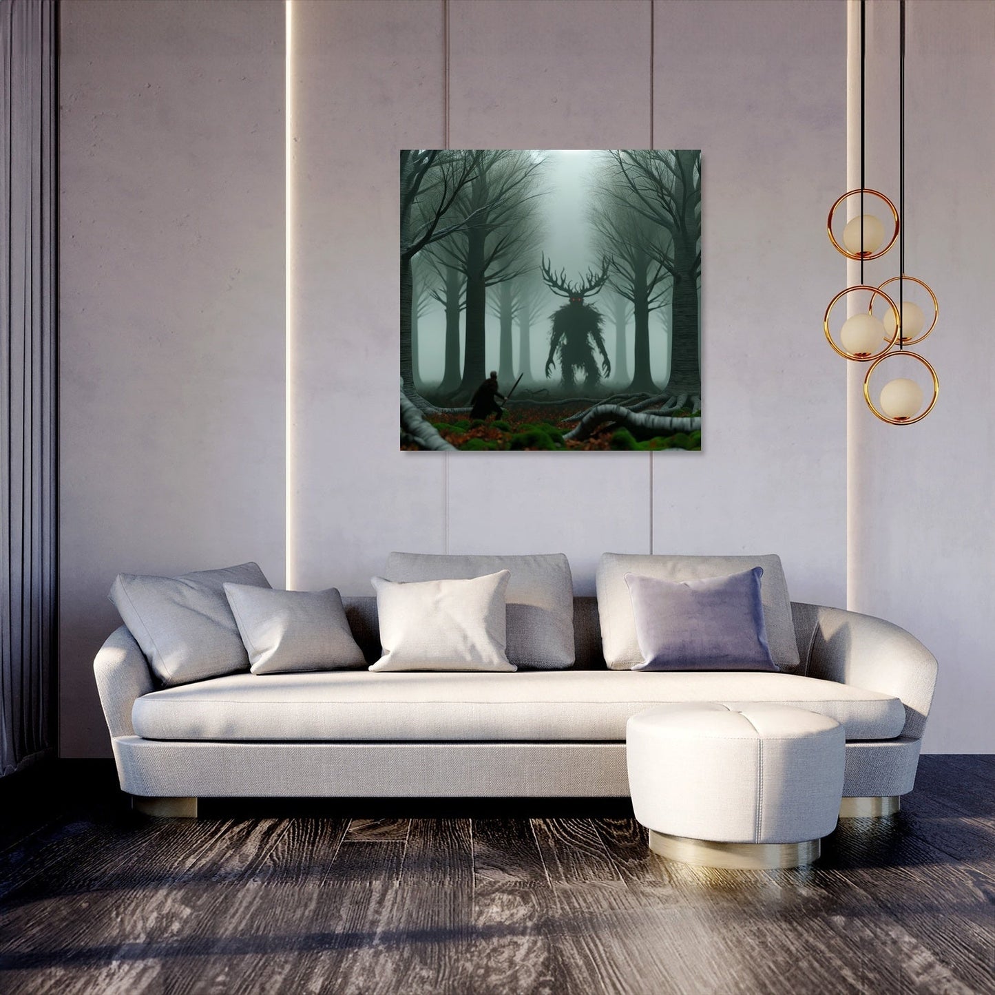 Forest Duel Canvas