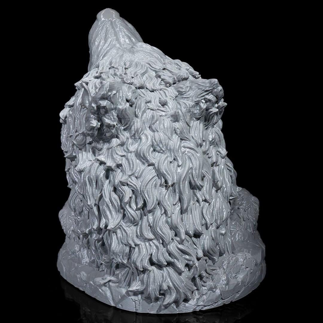 Colossal Wolf Head Dice Tower – 3D Printed RPG Dice Roller