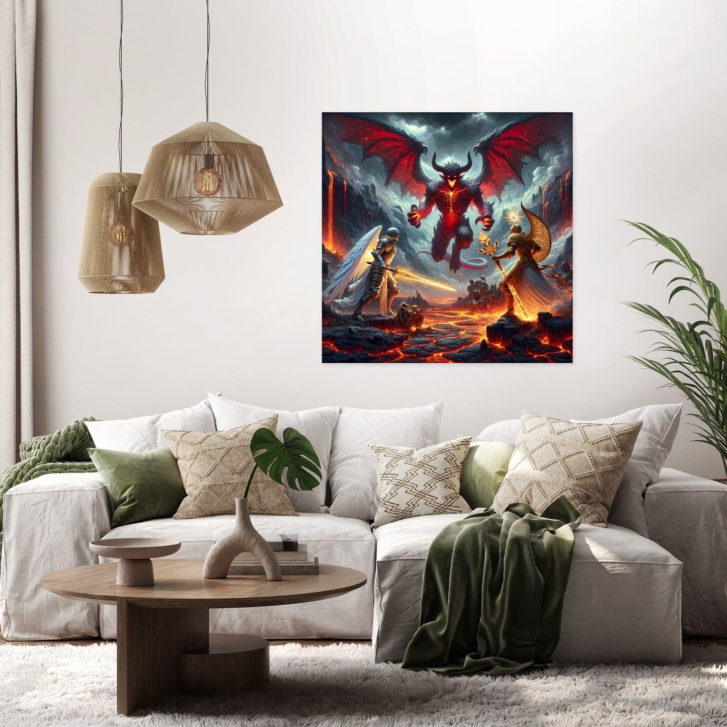 Crater Clash Canvas