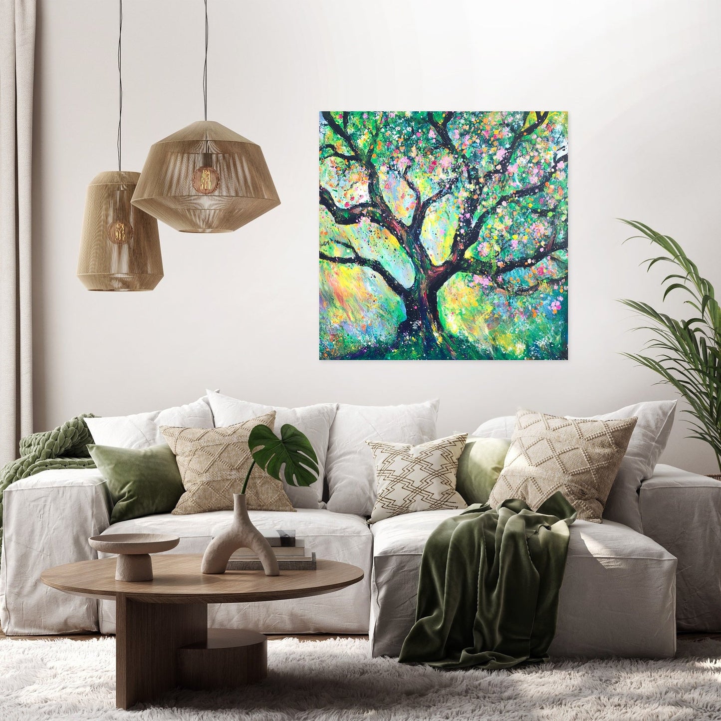 Blossoming Tree of Life Canvas
