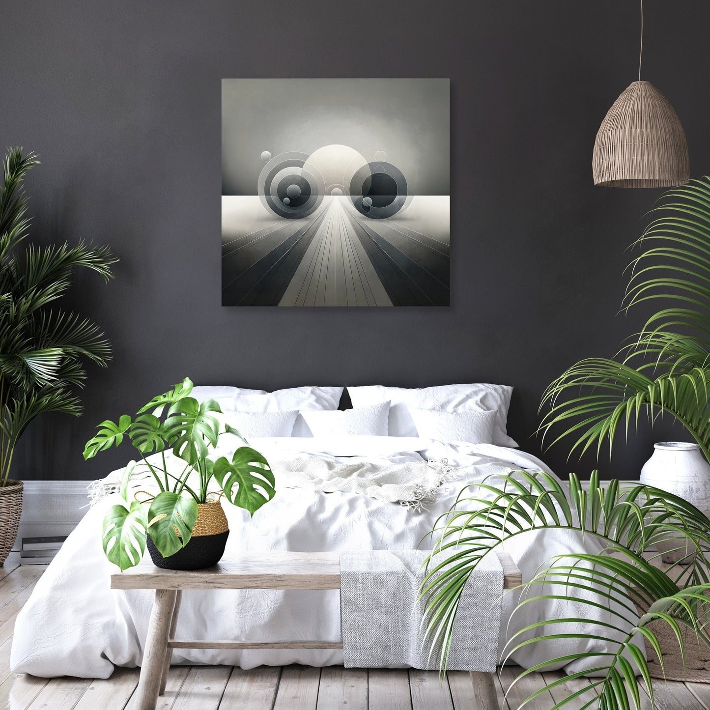 Grey Harmony Canvas