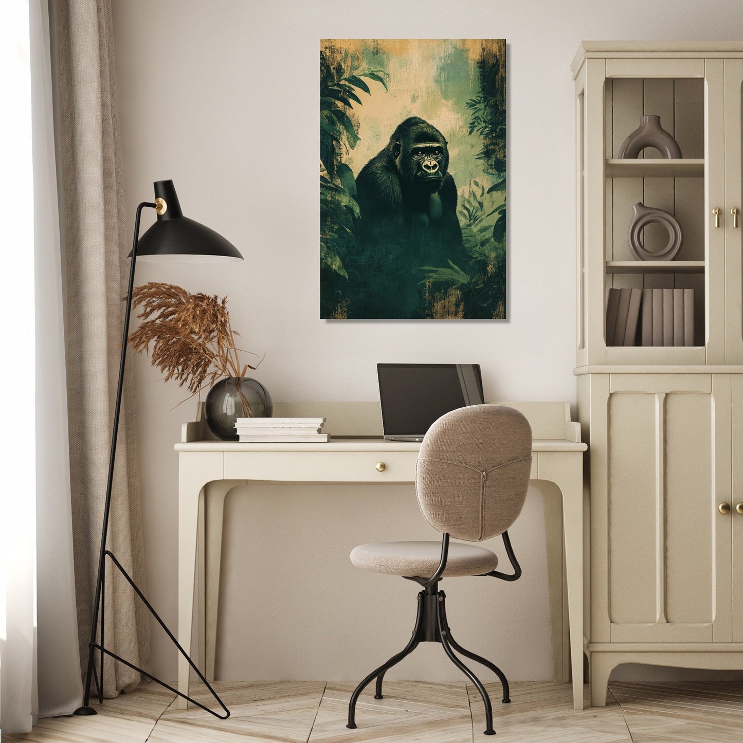 Gorilla Gaze Canvas