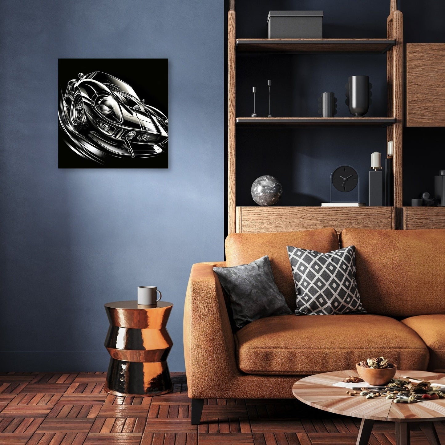 Velocity in Gold: Classic Canvas